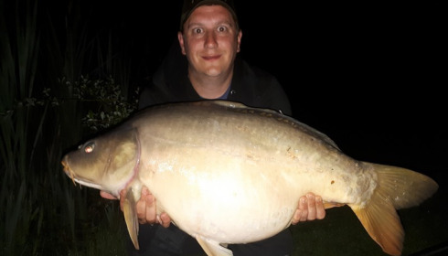 A 37 lb 5 oz carp from Lillypool, Justin Grant, May 2017
