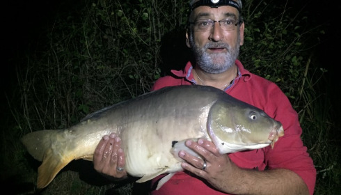 A 33 lb 12 oz carp from Lillypool, Stuart Hickinbotham, Sep 2016