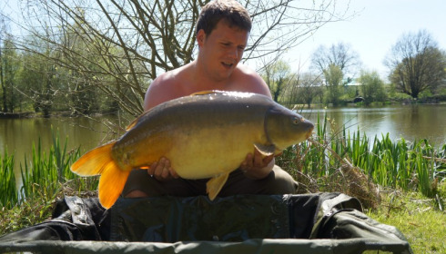 A 28 lb 2 oz carp from Lillypool, Ste Perry, Apr 2015