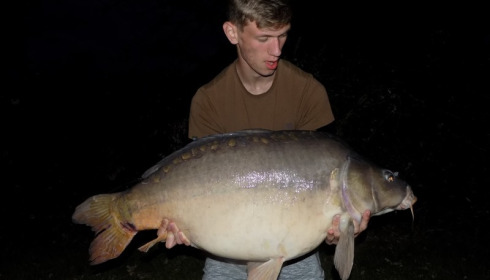 A 45 lb 2 oz carp from Lillypool, Josh Bradding, Aug 2017