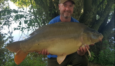 A 35 lb 12 oz carp from Lillypool, Danny Scott, Jul 2018