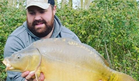 A 25 lb 10 oz carp from Lillypool, Adam West, Apr 2018