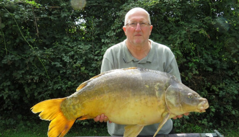 A 43 lb 11 oz carp from Lillypool, Stephen Jacques, Sep 2017