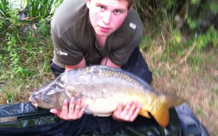 A 23 lb carp from Lillypool, Aaron, Aug 2013