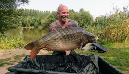 A 46 lb 6 oz carp from Lillypool, Mike Brown, Aug 2017