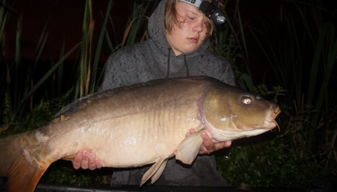 A 32 lb 4 oz carp from Lillypool, Callum Gordon, Aug 2015