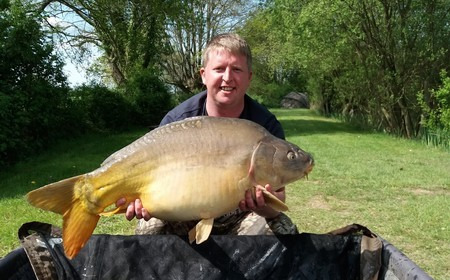 A 32 lb carp from Lillypool, Craig Pointon, Apr 2017
