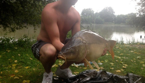 A carp from Lillypool, J Cain group, Jul 2012