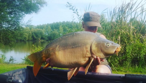 A 29 lb 4 oz carp from Lillypool, Abi Bainbridge, Aug 2017