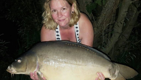 A 27 lb carp from Lillypool, Abi Bainbridge, Aug 2016