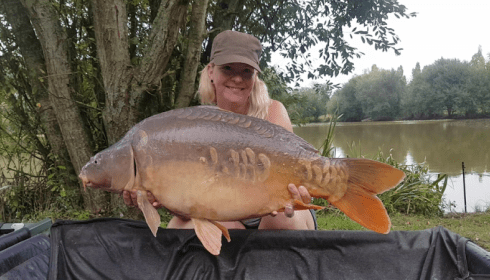 A 24 lb carp from Lillypool, Abi Bainbridge, Aug 2017