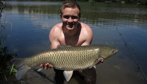 A 22 lb grass carp from Lillypool, Tom Peach, Jun 2014