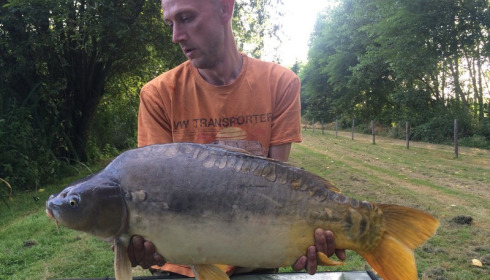 A 23 lb 7 oz carp from Lillypool, Ceri Jones, Jul 2016