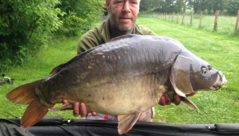 A 31 lb 7 oz carp from Lillypool, Jim Pearson, May 2017