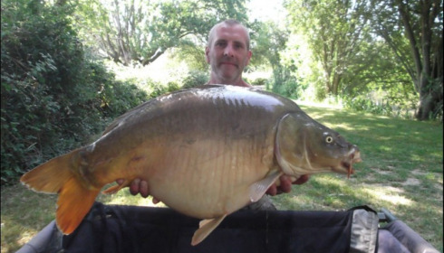 A 38 lb carp from Lillypool, Mark Antrobus, Jul 2019