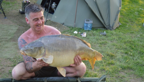 A 32 lb 5 oz carp from Lillypool, Graham Moore, Apr 2018