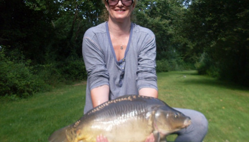 A 25 lb 3 oz carp from Lillypool, Sally Malcolm, Jul 2014