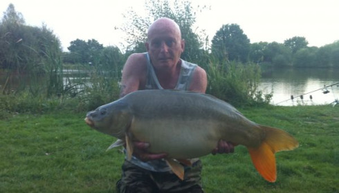 A carp from Lillypool, Planty, Aug 2011