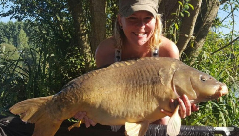 A 37 lb 14 oz carp from Lillypool, Abi Bainbridge, Aug 2016