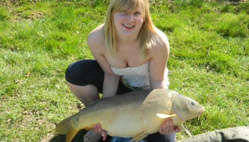 A carp from Lillypool, Holly, Mar 2012