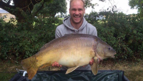A 40 lb 8 oz carp from Lillypool, Alan Hewes (pb), Aug 2016