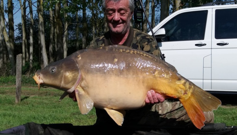 A 38 lb 4 oz carp from Lillypool, Terry Biggs, Apr 2017