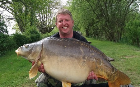 A 47 lb carp from Lillypool, Craig Pointon, Apr 2017