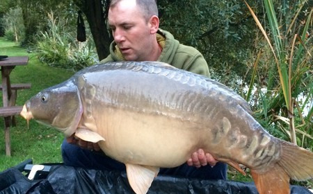 A 42 lb carp from Lillypool, Dave Levett, Oct 2015