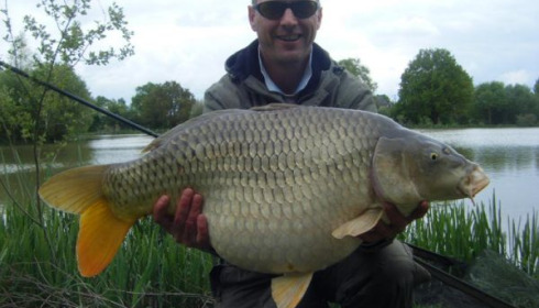 A 29 lb carp from Lillypool, Wayne, May 2010