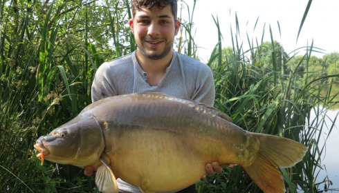 A 25 lb 6 oz carp from Lillypool, Alex Cook, Jun 2014