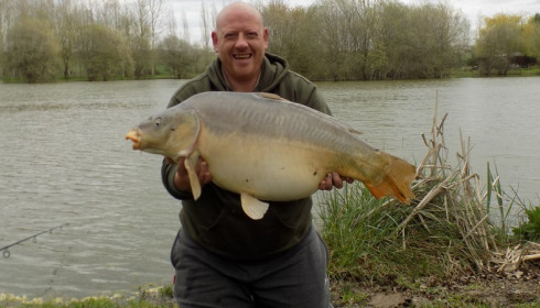 A 35 lb carp from Lillypool, Greig Miller, Apr 2016