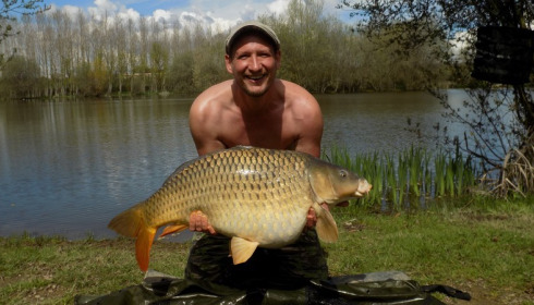 A 34 lb carp from Lillypool, Jamie Miller, Apr 2016