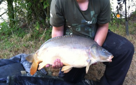 A 24 lb carp from Lillypool, Aaron, Aug 2013