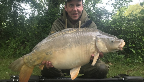 A 23 lb 8 oz carp from Lillypool, Will, Apr 2017