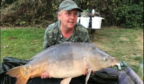 A 41 lb carp from Lillypool, Jane Barber, Aug 2019