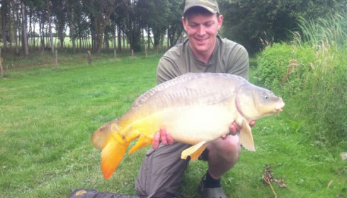 A carp from Lillypool, Si, Jun 2011