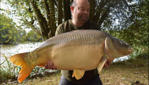 A 39 lb 8 oz carp from Lillypool, Gary Holsten, Sep 2019