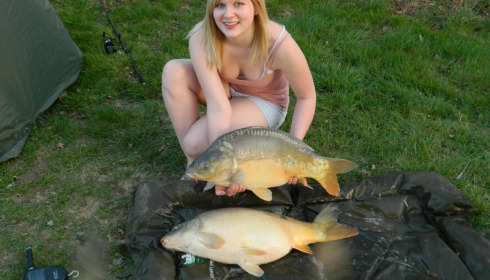 A carp from Lillypool, Holly, Mar 2012