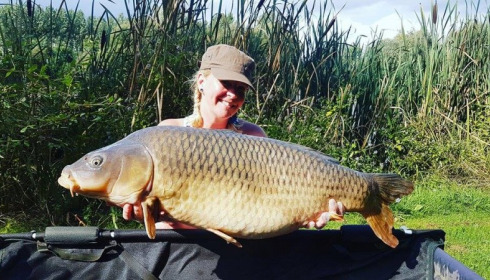 A 29 lb 10 oz carp from Lillypool, Abi Bainbridge, Aug 2017