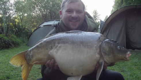A 29 lb 8 oz carp from Lillypool, Eddie Hudson, May 2014