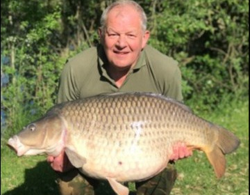 A 53 lb 3 oz carp from Lillypool, Derek Hayward, May 2019