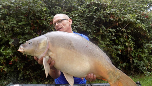 A 26 lb 2 oz carp from Lillypool, Stewart Bridge, Aug 2015