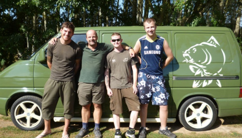A fish from Lillypool, James, Graham, Ryan & Ben, Sep 2014