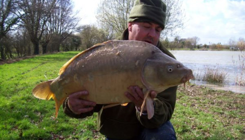 A 21 lb carp from Lillypool, Mar 2010