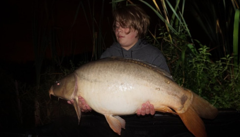 A 27 lb 15 oz carp from Lillypool, Callum Gordon, Aug 2015