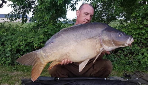 A 30 lb carp from Lillypool, Steve Mailn, May 2018