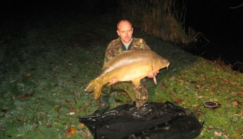 A 51 lb carp from Lillypool, Nov 2010