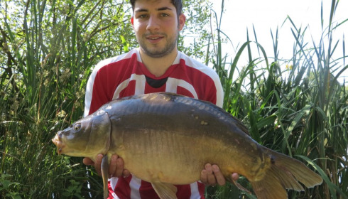 A 23 lb 2 oz carp from Lillypool, Alex Cook, Jun 2014