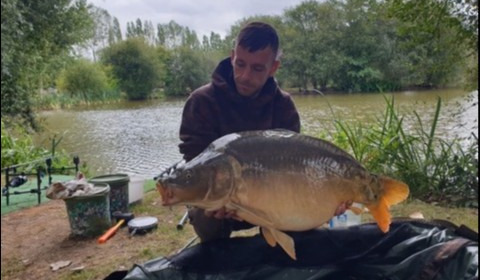 A 38 lb carp from Lillypool, Andy Lea, Aug 2019