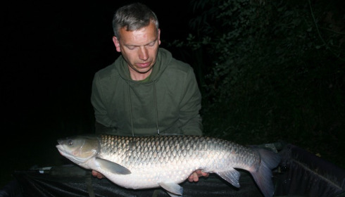 A 23 lb grass carp from Lillypool, Steve Woods, Jun 2017